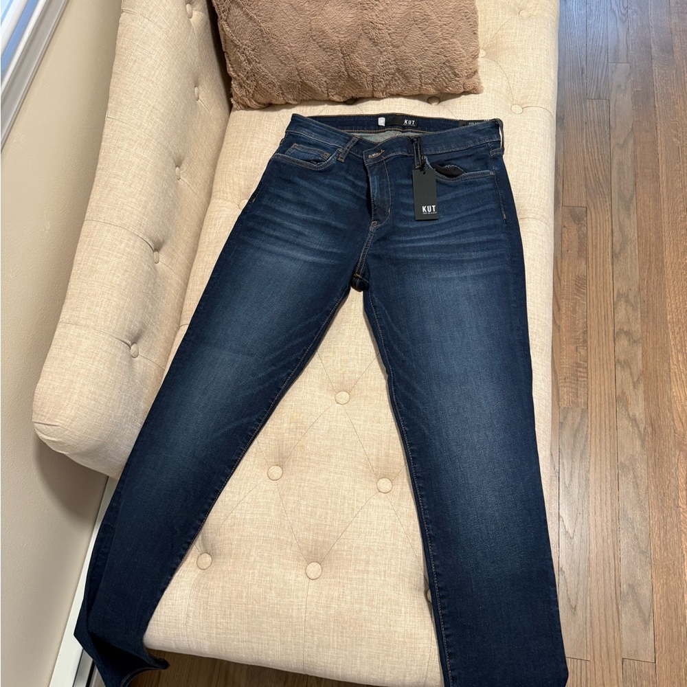 Kut from the Kloth Women's Deep Indigo Skinny Jeans